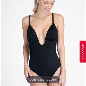 SPANX Suit Your Fancy Low-Back plunge bodysuit